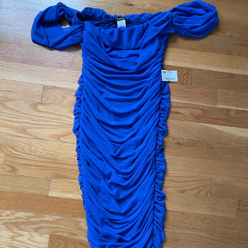 Royal Blue Midi Dress